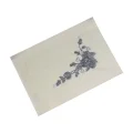 Bulteks Sparkling Embroidered Velvet Beige Hand Towel 30x50 Pattern 5