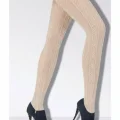 Daymod Womens Amatista Micro Fishnet Patterned Tights