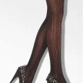Daymod Women Marry Micro File Patterned Tights