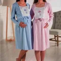 Estiva Soft Penye Lohusa Gecelik 17383