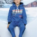 Hmd Boys Hooded Zippered Tracksuit Set 5032