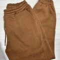 Jogger 3 İplik Şardonlu Cepli Tek Alt Siyah Siyah Kahve
