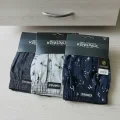 Kenn Paul Desenli Poplin Erkek Boxer 3 Adet