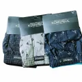 Kenn Paul Desenli Poplin Erkek Boxer Battal Beden 3XL- 6 Adet