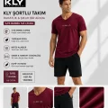 KLY Erkek Bambu Şortlu Pijama Takım 26210