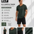 KLY Erkek Bambu Şortlu Pijama Takım 26210