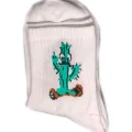 College Girl Cactus Patterned Socks