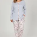 Laced Patterned Melisa Pajama Set