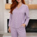 COTTON VISCOSE PYJAMA SET WITH LEMONS PATTERN