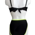 Mila Zippered Strapless Covered Bikini Top