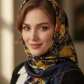 Mısırlı Polyester Eşarp Desen 13