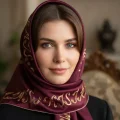 Mısırlı Polyester Eşarp Desen 16