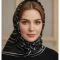 Mısırlı Polyester Eşarp Desen 3