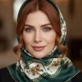 Mısırlı Polyester Eşarp Desen 4