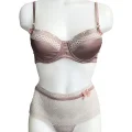 Night Flight Ribbon Embellished Unlined Bra Set 2154
