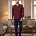 Pijalux Long Sleeve Mens Pajamas 2053