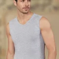 Şahinler Erkek Sıfır Kol V Yaka Likra Atlet E079