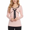 Şahinler Jacquard Cat Applique Winter Pajamas 21806