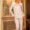 Falcons Womens Flower Printed Pajamas 21312