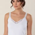 Hawk Collar and Straps Lace Tank Top B443