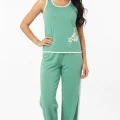 Symphony Womens Sleeveless Pajama Set 5324