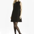 Vog Jacquard Patterned Tights 701 Black S-M