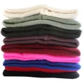 yoncatoptan Unisex Kış ve Sonbahar için Çift Kat Siyah Bere Yeni Üretim