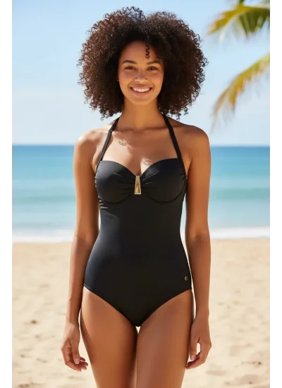 Blackspade Siyah Toparlayıcı Kadın Mayo 8258