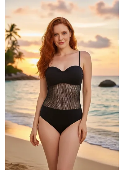 Sunset Womens Coated Strablez Swimsuit