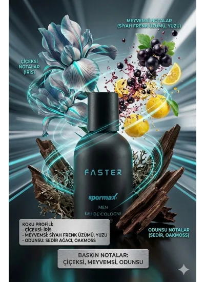 Spormax Faster Edc Erkek Parfüm 100 Ml