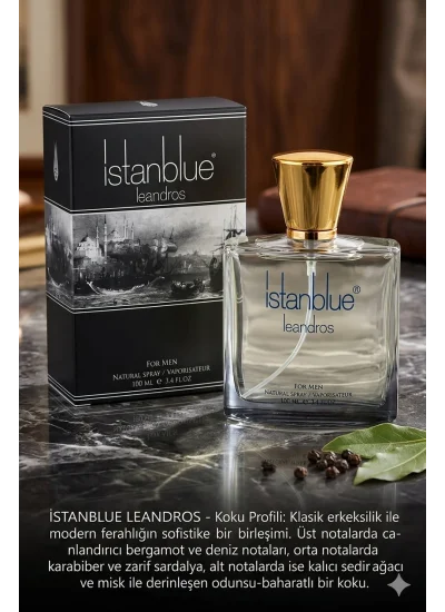 İstanblue EDT Leandros Koku 100 Ml Erkek Parfüm