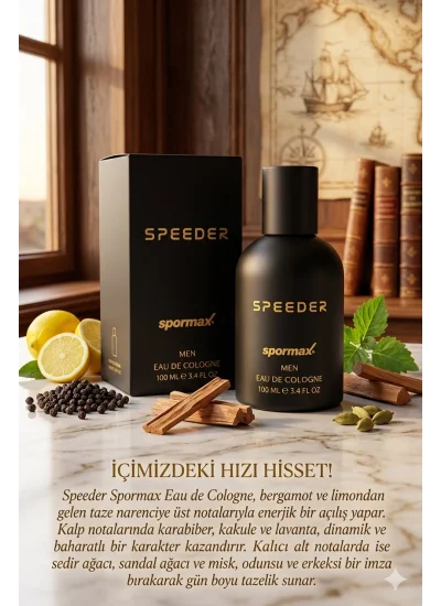 Spormax Speeder Edc Erkek Parfüm 100 Ml