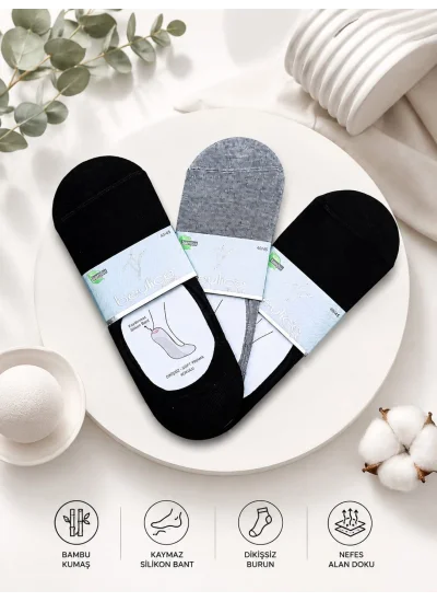 Beylice Erkek Bambu Babet Çorap 6 Adet