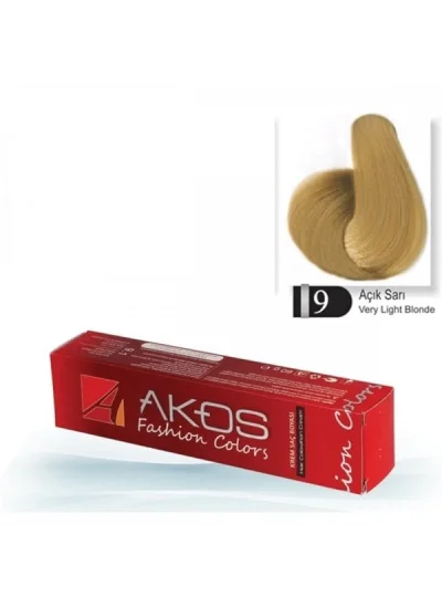 Akos Saç Boyası Açık Sarı 9