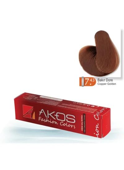 Akos Saç Boyası Bakır Dore 7.43