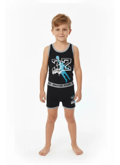 Clear Printed Elastane Kids Set 1511