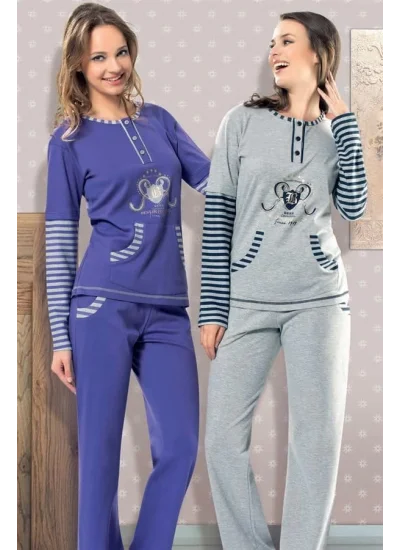 Berrak Bayan Kışlık Pijama Takımı 5290