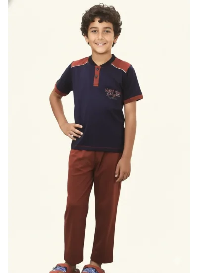 Berrak Erkek Çocuk Kısa Kollu Pijama Takım 361