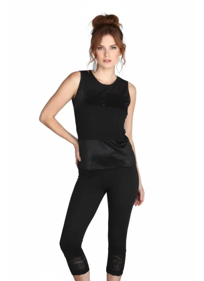 Clear Womens Laced Leggings Set 2656