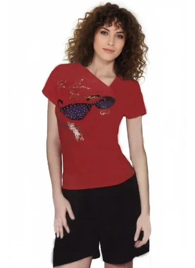 Clear Womens Sunglasses Print Shorts Set 2450
