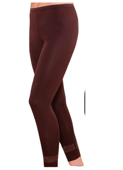 Clear Women Sequined Long Leggings 2254