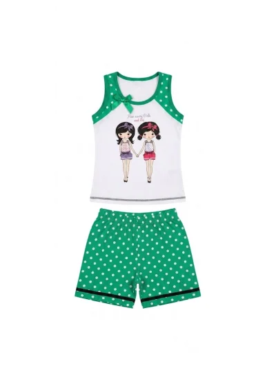 Berrak Kız Çocuk Şortlu Pijama Takımı 7630