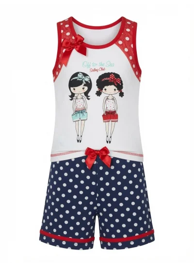 Berrak Kız Çocuk Şortlu Pijama Takımı 7630