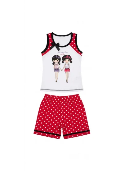 Berrak Kız Çocuk Şortlu Pijama Takımı 7630