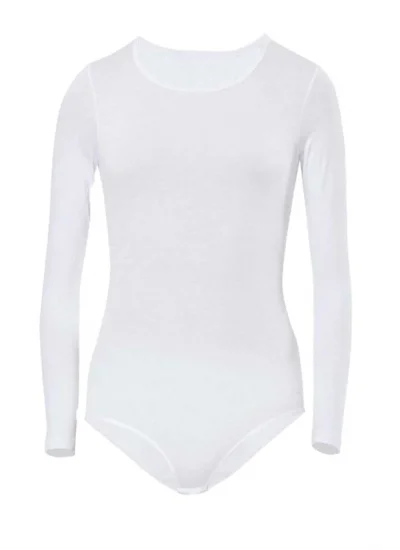 Clear Girl Child Long Sleeve Snap Cotton Tank Top