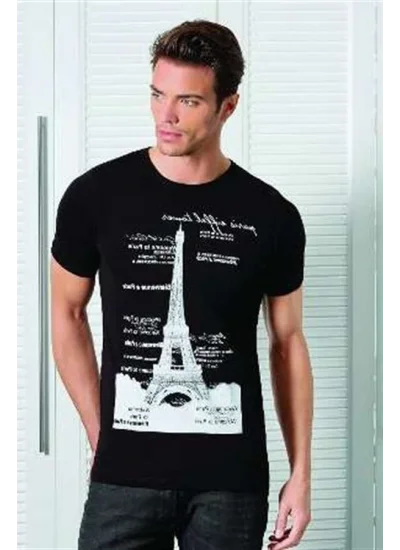 Clear Tower Printed Mens T-Shirt 1043