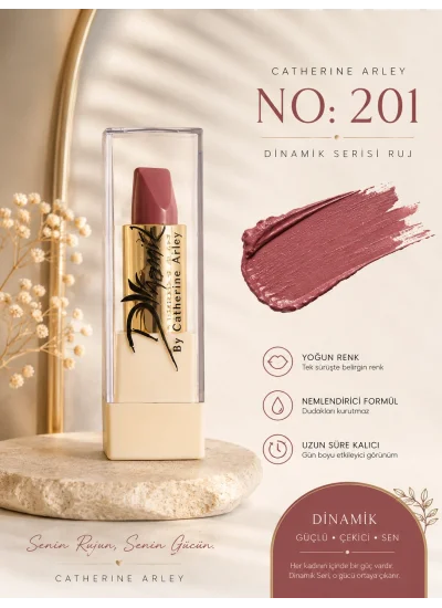 catherine arley dinamik serisi ruj no 201