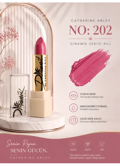 catherine arley dinamik serisi ruj no 202