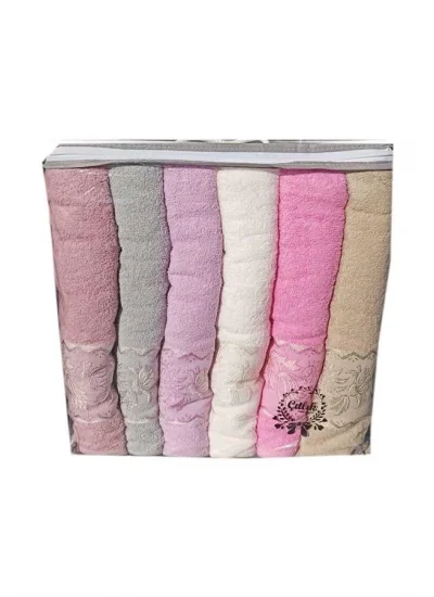 Çıtlık Çicek Desen Banyo Havlusu