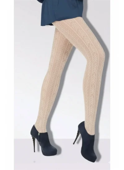 Daymod Womens Amatista Micro Fishnet Patterned Tights
